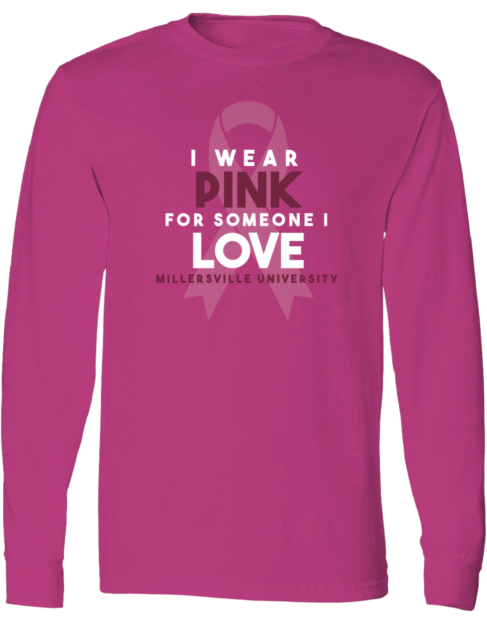 Pink Breast Cancer Awareness Longsleeve Tee