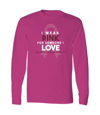 Pink Breast Cancer Awareness Longsleeve Tee