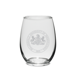 MU Seal  Stemless Wine Glass 21 oz