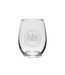 MU Seal Stemless Wine Glass