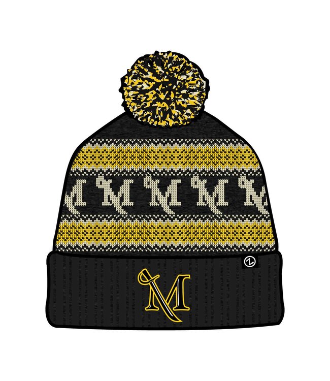 Alternative Apparel Ugly Sweater Cap with M-Swords