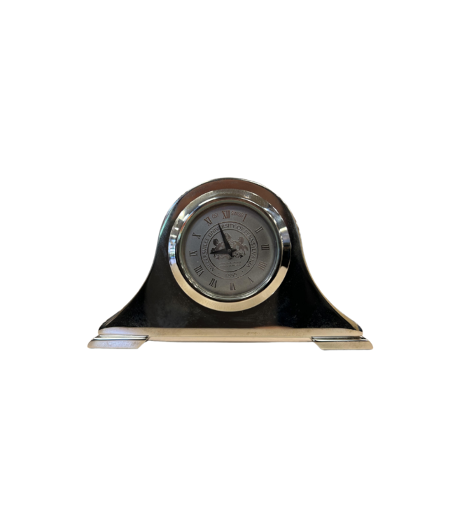 Silver Desk Clock