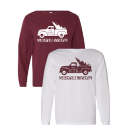 Millersville University Christmas Truck Longsleeve Tee