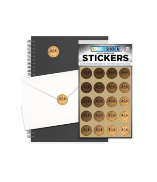 Gold Millersville Seal Sticker Sheet