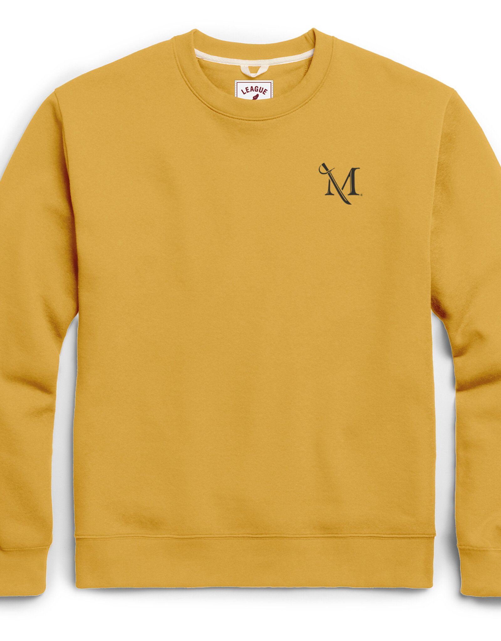 League Essential Fleece Crew Left Chest Embroidery