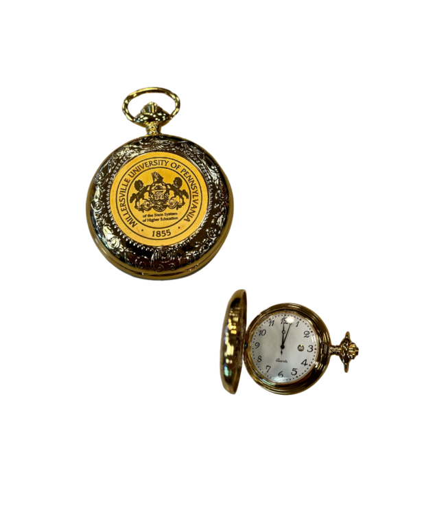 Millersville Seal Gold Pocket Watch