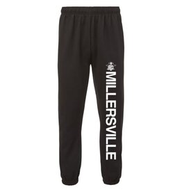 Powerblend Banded Bottom Pants - Granite Heather - Millersville University  Store