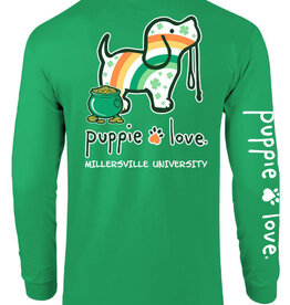 Puppie Love Puppie Love St Patrick's Day Longsleeve Irish Green