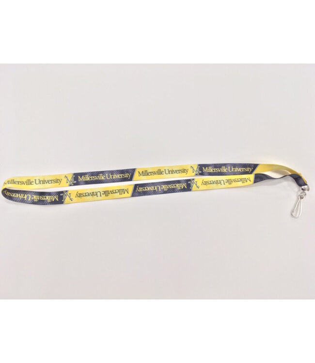 Black and Gold Sublimated Lanyard