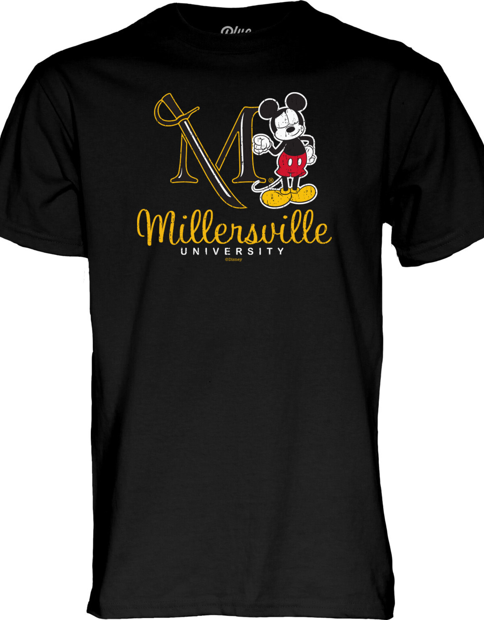 Disney Mickey Knuckles Tee Black