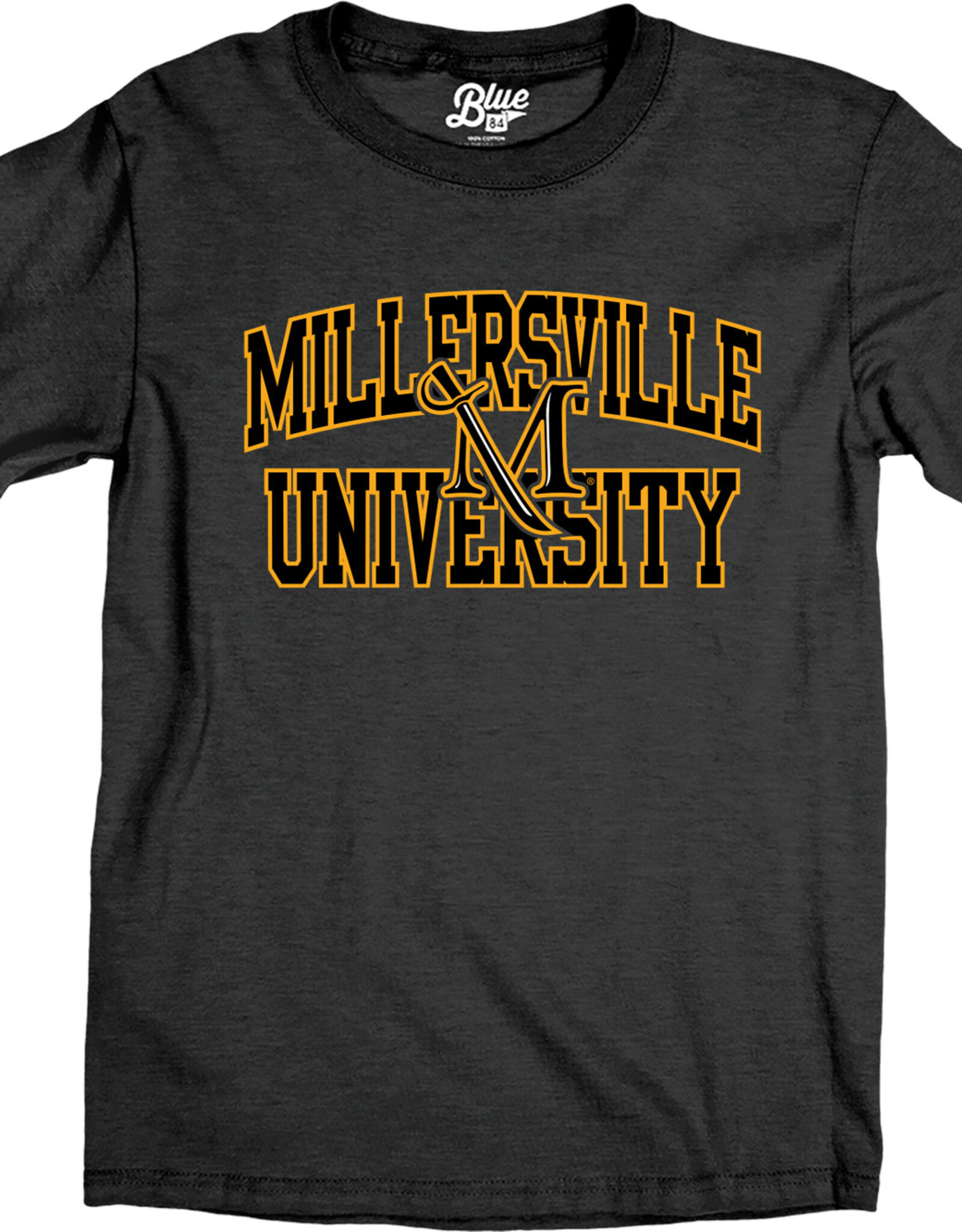 Ringspun Tee with Millersville University and M-Sword