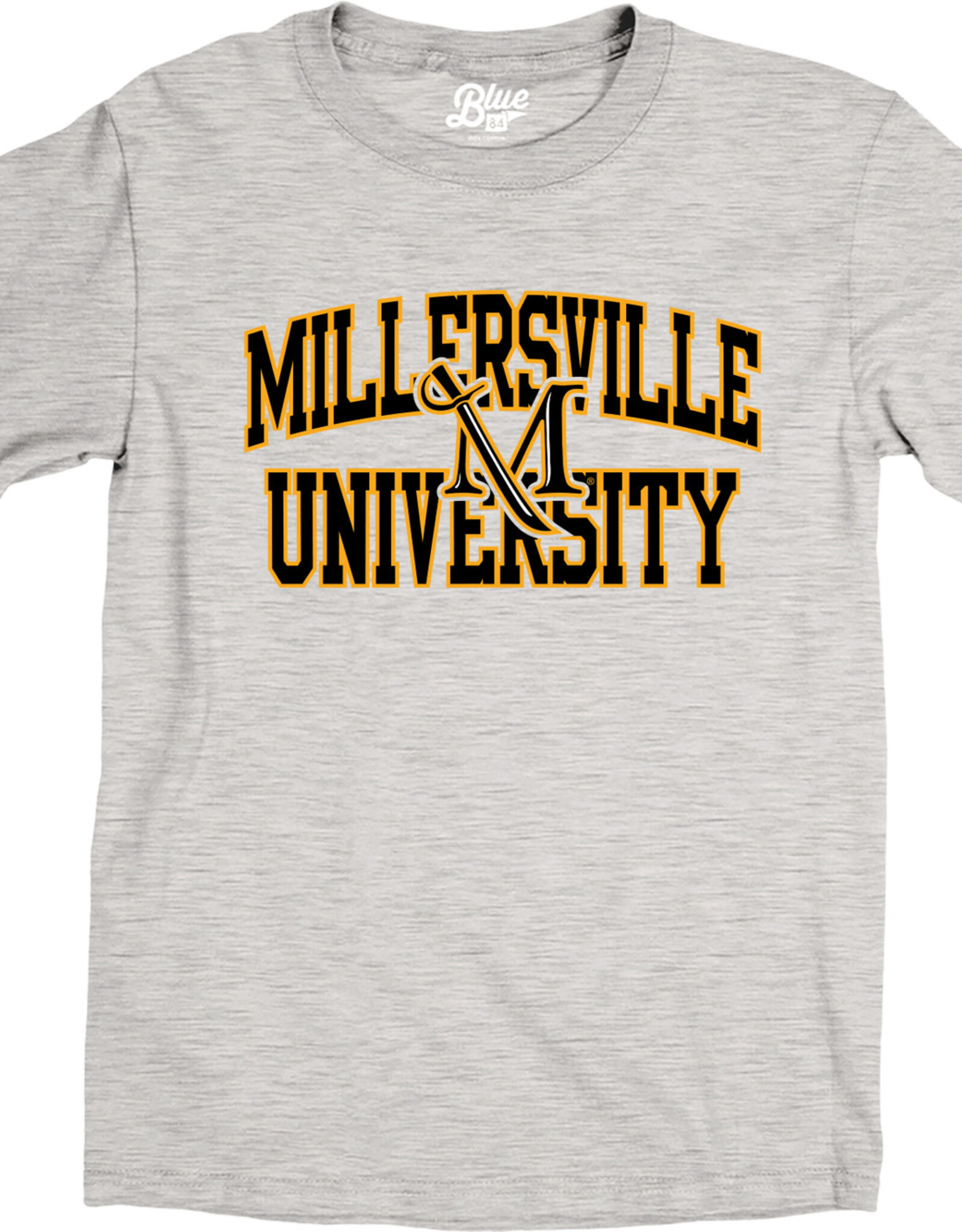 Ringspun Tee with Millersville University and M-Sword