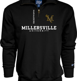 3-Location Black 1/4 Zip