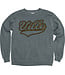 Overdyed Suede Script Ville Crew Steel