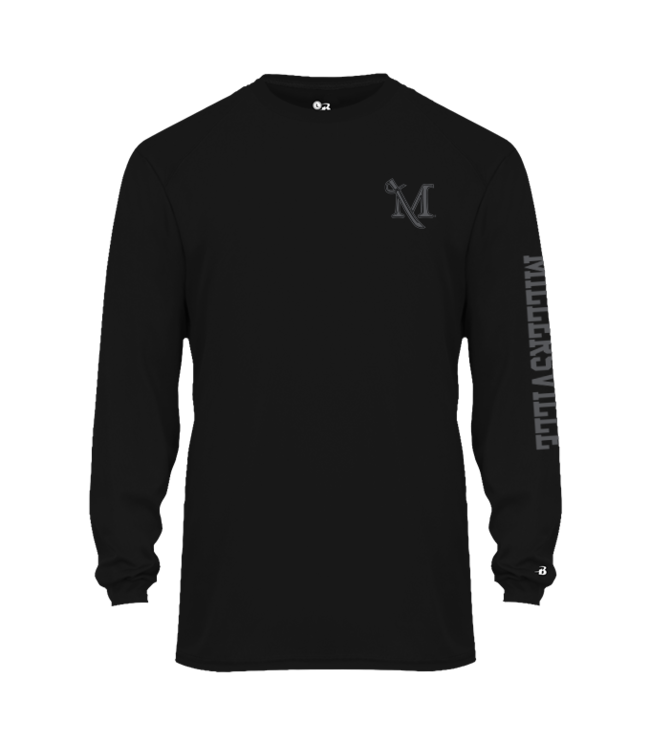 B-Core Longsleeve with Millersville Shadow Ink