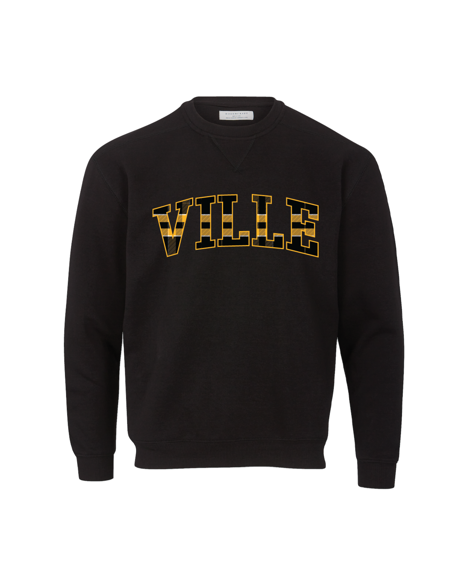 Men's Plaid VILLE Crew