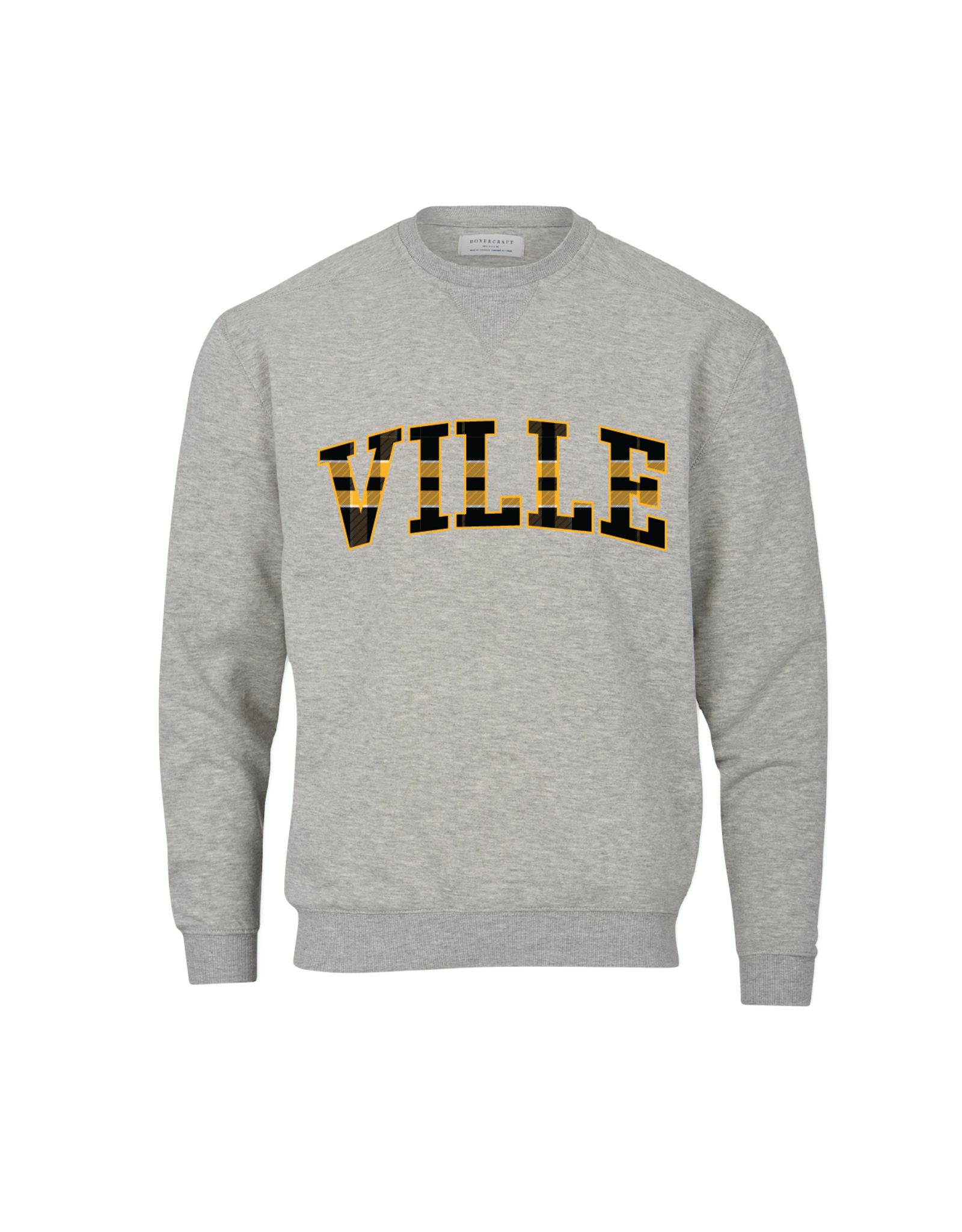 Men's Plaid VILLE Crew