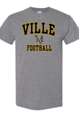 M-Sword Football Tee Graphite Heather