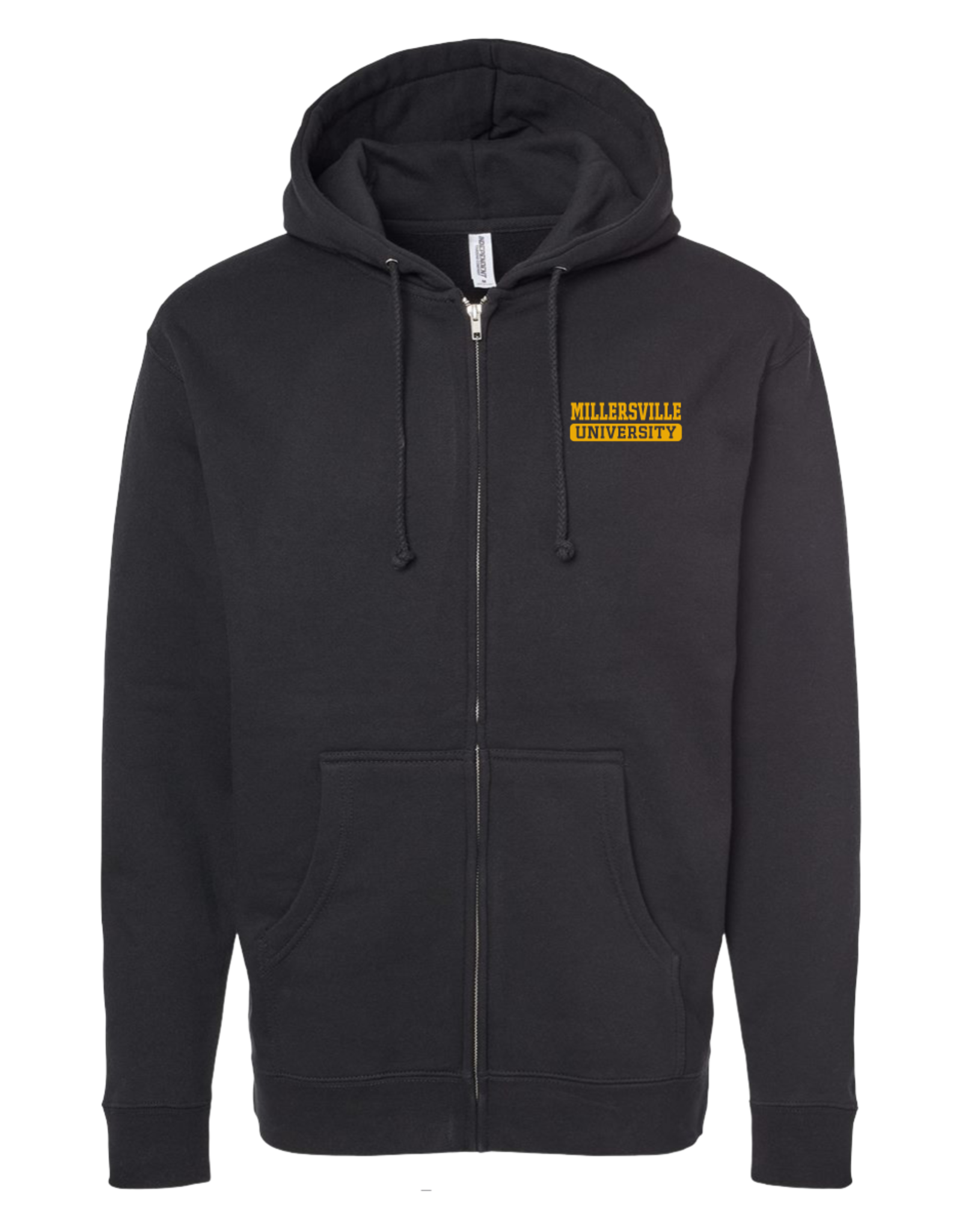 Heavyweight Full-Zip Hood Black