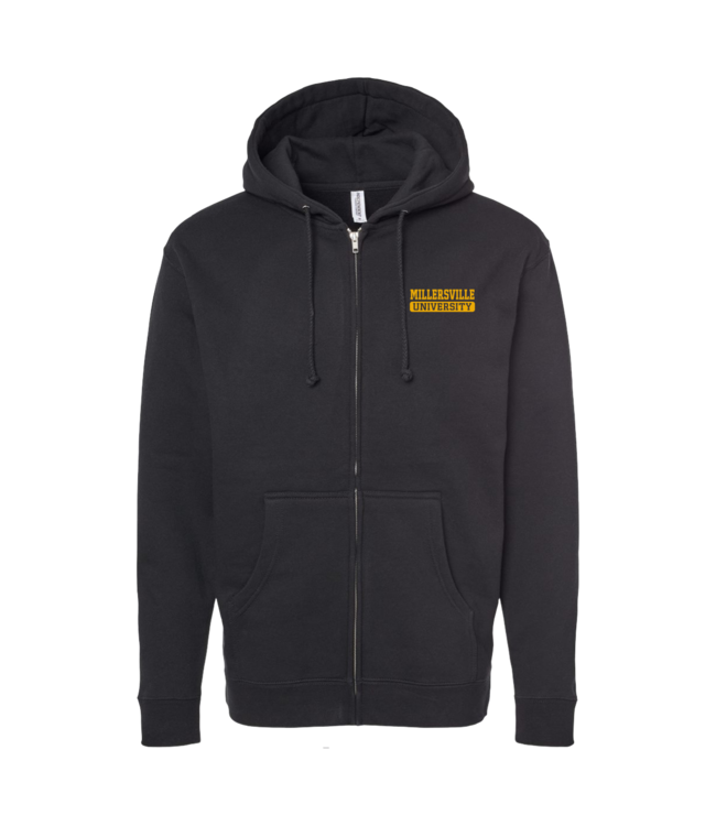 Heavyweight Full-Zip Hood Black