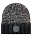 All Trails Cuff Beanie with Leather Patch Black/Charcoal
