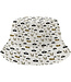 Saturday Bucket Hat with Repeating Logos White
