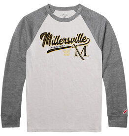 League Victory Falls Raglan Baseball Longsleeve Heather Canvas/Fall Heather