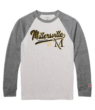 League Victory Falls Raglan Baseball Longsleeve Heather Canvas/Fall Heather