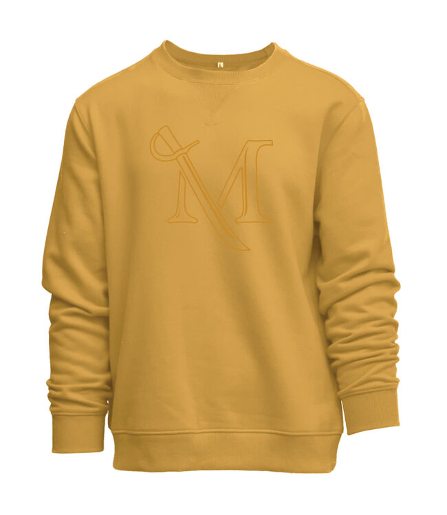 Everyday Crew with Tonal M-Sword Embroidery