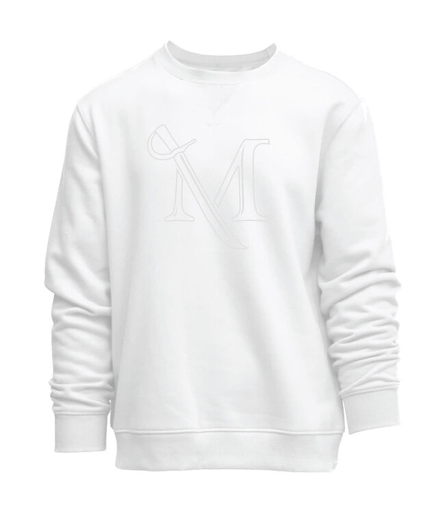 Everyday Crew with Tonal M-Sword Embroidery