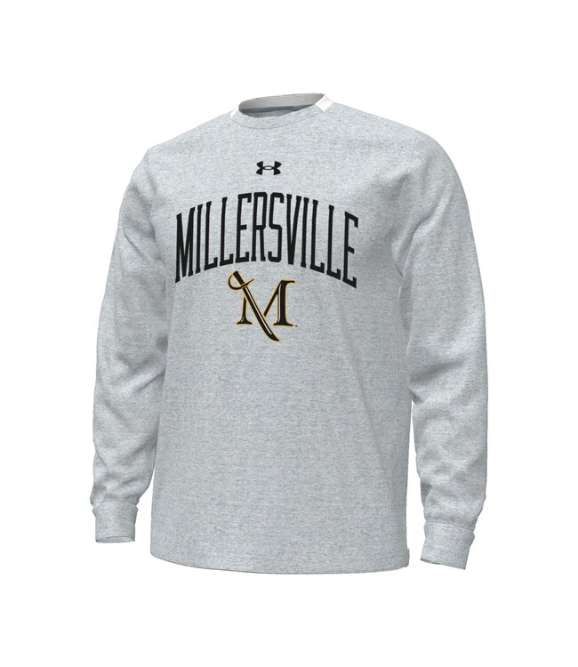 Under Armour Gameday Double Knit Fleece Crew Steel Heather