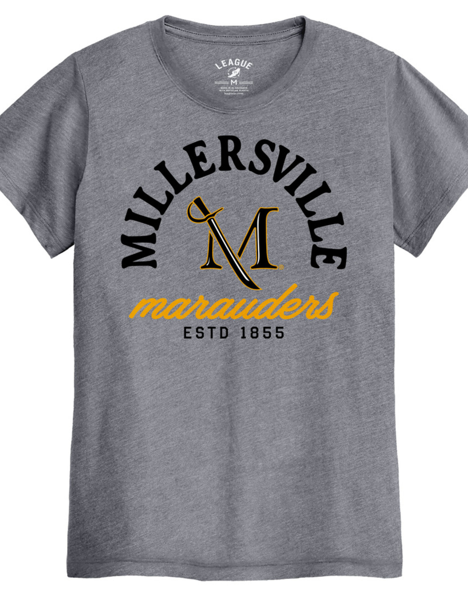 League Intramural Classic Tee with Millersville Arch