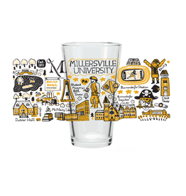 Julia Gash Clear Pint Glass