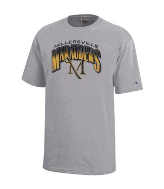 Champion Youth Millersville Marauders Jersey Tee Oxford Grey
