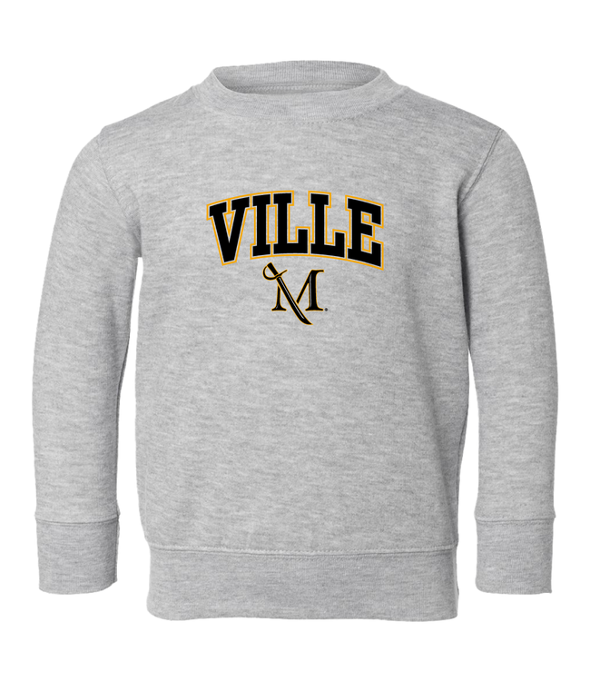 Ripley Toddler Fleece Crew Heather Grey