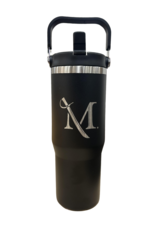 30oz Laser Engraved Insulated Bottle with Handle