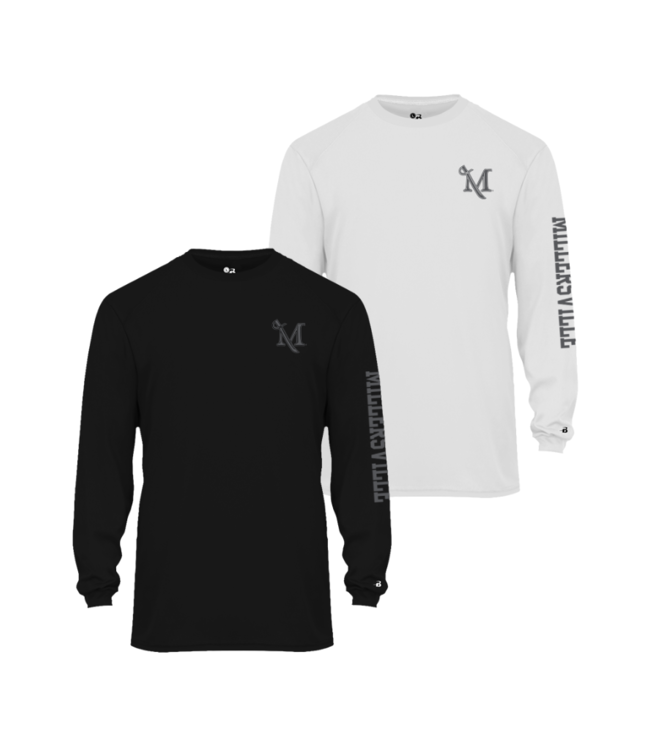 B-Core Longsleeve with Millersville Shadow Ink