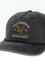 Skully Snapback Hat Black