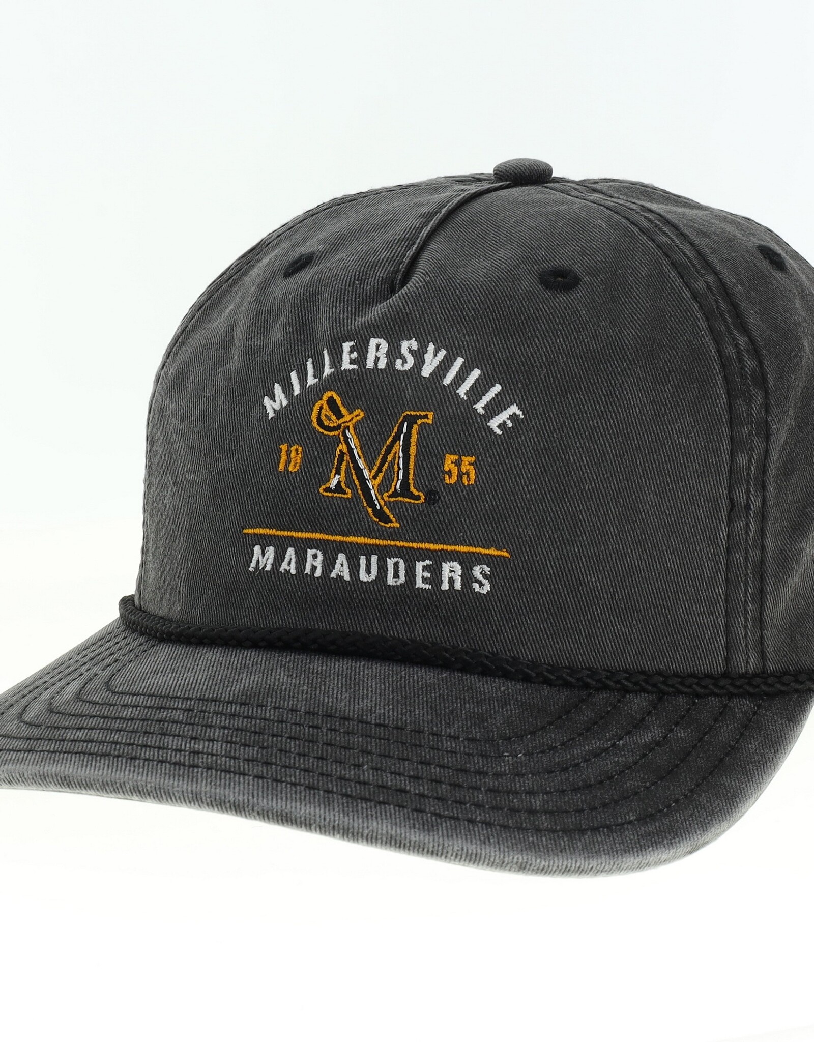 Skully Snapback Hat Black