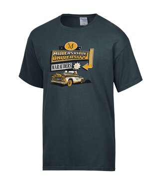 Comfort Wash Vintage Signs with Car Tee