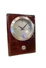 Desk Clock with Silver Seal