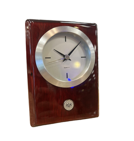 Desk Clock with Silver Seal