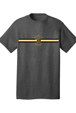Everette Short Sleeve Tee with M-Sword Black Heather