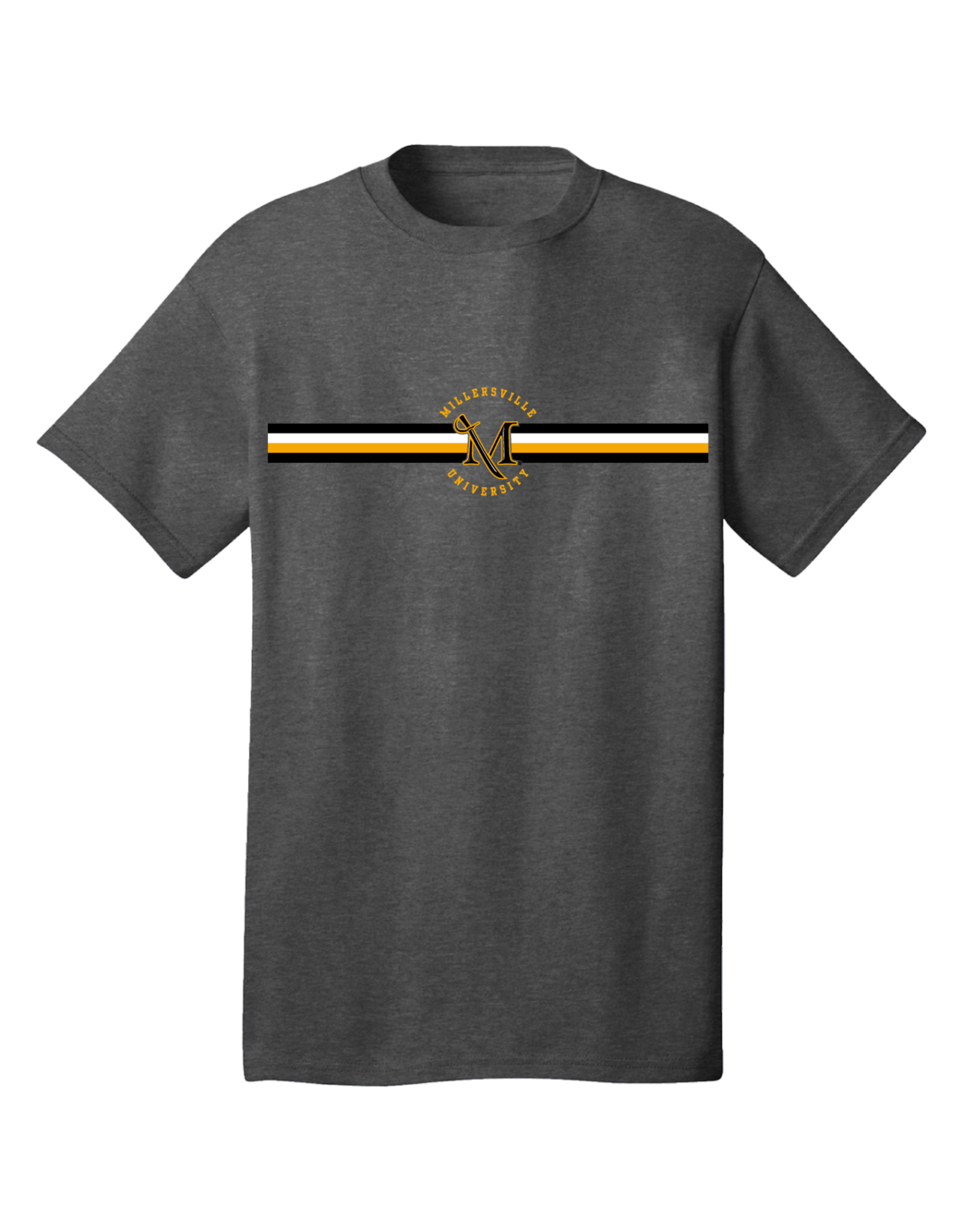 Everette Short Sleeve Tee with M-Sword Black Heather