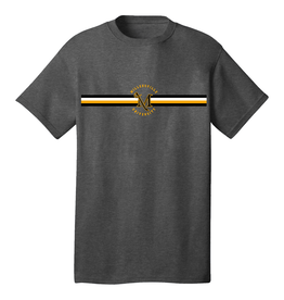 Everette Short Sleeve Tee with M-Sword Black Heather