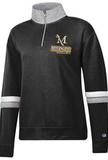 Champion Women's Longsleeve Stripe 1/4 Zip