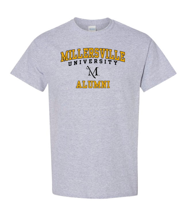 Millersville University Alumni with M-Sword Tee