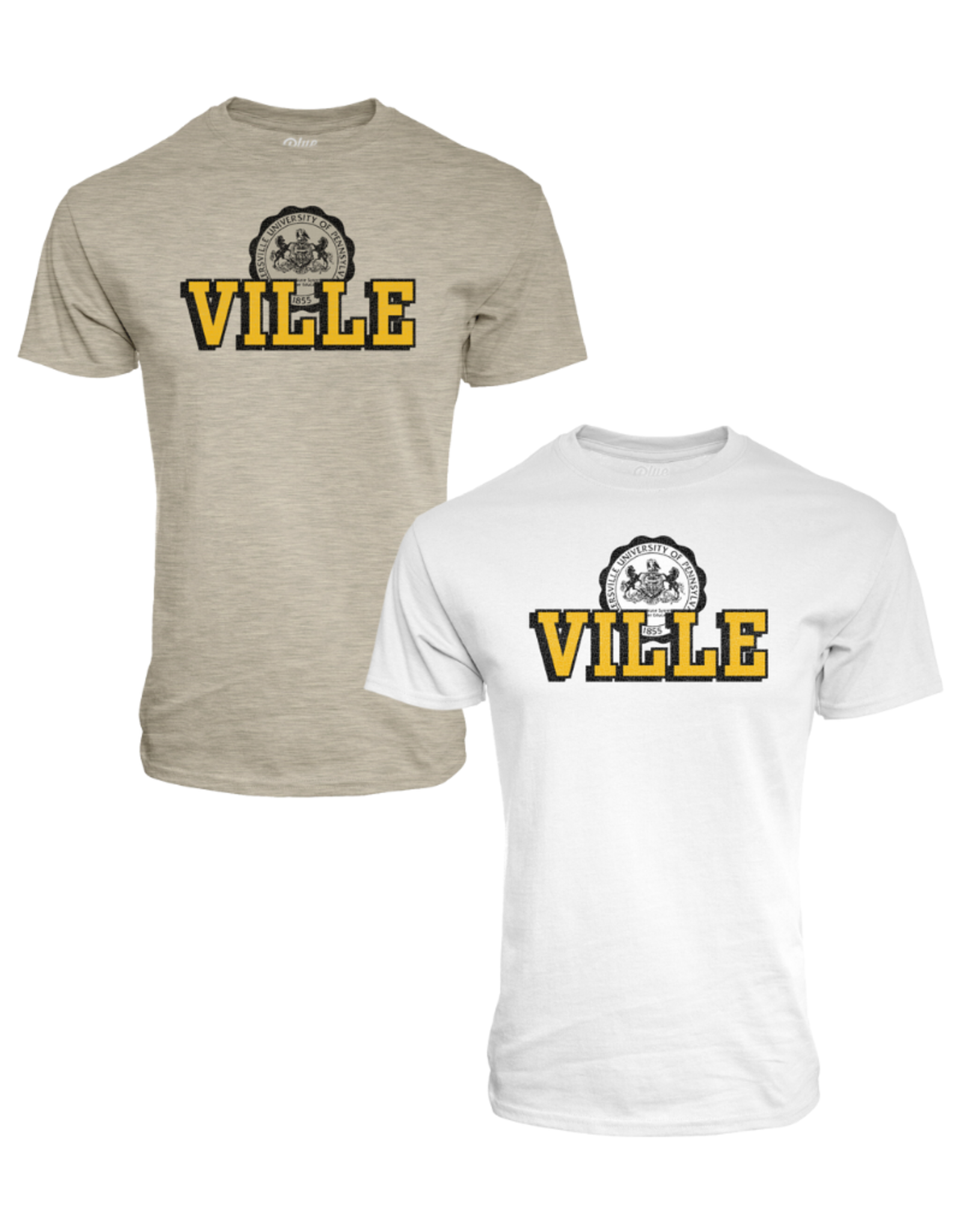 Distressed VILLE w/ Seal S/S Tee