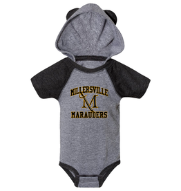 Cub Crawler with Ears Grey/Charcoal