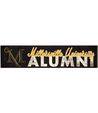 M Sword Wooden Alumni Plaque